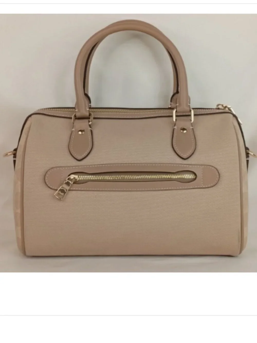 Coach Rowan Satchel Bag In Colorblock w/ Detachable Crossbody Strap Tan CAK58
